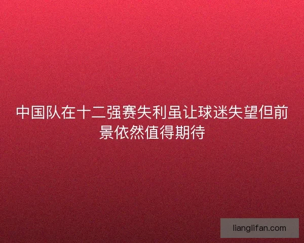 中国队在十二强赛失利虽让球迷失望但前景依然值得期待